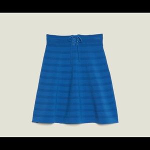 Sandro short flared knit skirt
